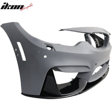 Load image into Gallery viewer, 2015-2020 BMW F80 M3 F82 M4 P Style Black Front Bumper Lip 3PC PP