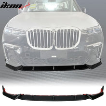 Load image into Gallery viewer, 2019-2022 BMW G07 X7 M Sport Primer Front Bumper Lip Spoiler 3PC ABS