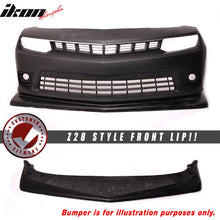 Load image into Gallery viewer, 2014-2015 Chevrolet Camaro SS Z28 Style FRP Front Bumper Lip Spoiler