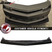 Load image into Gallery viewer, 2014-2015 Chevy Camaro SS Z28 Style Front Bumper Lip Carbon Fiber CF