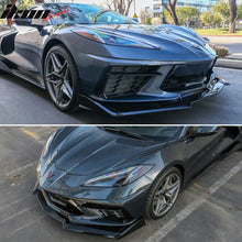 Load image into Gallery viewer, 2020-2025 Chevy Corvette C8 IKON Style Front Bumper Lip 5PCS ABS