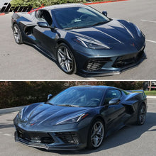 Load image into Gallery viewer, 2020-2025 Chevy Corvette C8 Z51 Style Front Bumper Lip Carbon Fiber