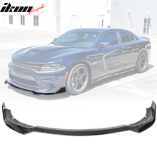 Load image into Gallery viewer, 2015-2023 Dodge Charger SRT V1 Style  Front Bumper Lip 3PCS ABS