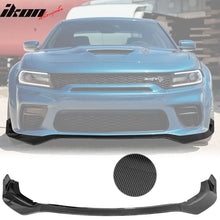 Load image into Gallery viewer, 2020-2023 Dodge Charger Widebody IKON V1 Style Front Bumper Lip 3PCS
