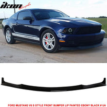 Load image into Gallery viewer, 2010-2012 Ford Mustang V6 S Style Front Bumper Lip Chin Spoiler PU