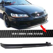 Load image into Gallery viewer, 2001-2002 Honda Accord HC1 Style Carbon Fiber Texture Front Bumper Lip