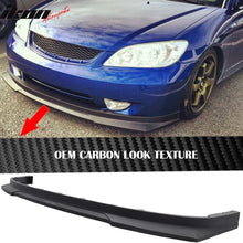 Load image into Gallery viewer, 2004-2005 Honda Civic HC1 Carbon Matte Black Front Bumper Lip PP
