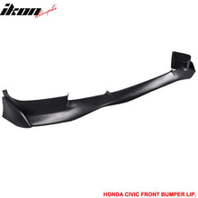 Load image into Gallery viewer, 2006-2008 Honda Civic 4Dr Sedan Front Bumper Lip Mugen SI Style PU