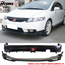 Load image into Gallery viewer, 2009-2011 Honda Civic Mugen Front Rear Lip PU PP 3RD LED Brake Lamp