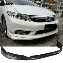 Load image into Gallery viewer, 2012 Honda Civic 4Dr Sedan JDM MD Style Front Bumper Lip Spoiler PU