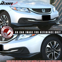 Load image into Gallery viewer, 2013-2015 Honda Civic Sedan 4DR Front Bumper Lip Chin Spoiler PU