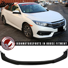 Load image into Gallery viewer, 2016-2018 Honda Civic Paint Crystal Black Pearl NH731P Front Lip