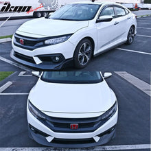 Load image into Gallery viewer, 2016-2018 Honda Civic 2dr Sedan JS Racing Front Bumper Lip Spoiler PU