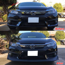 Load image into Gallery viewer, 2016-2018 Honda Civic 2dr Sedan JS Racing Front Bumper Lip Spoiler PU