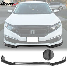 Load image into Gallery viewer, 2019-2021 Honda Civic IKON V2 Style Front Bumper Lip Chin Spolier PU