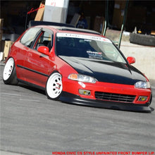 Load image into Gallery viewer, 1992-1995 Honda Civic CS Type Front Unpainted Bumper Lip Splitter PU
