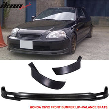 Load image into Gallery viewer, Fits 96-98 Civic Mugen PP Front Bumper Lip + 2PC Rear Bumper Lip Spats