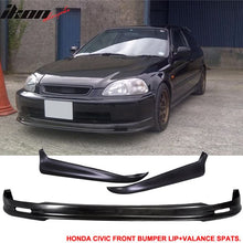 Load image into Gallery viewer, Fits 96-98 Honda Civic Mugen Front Bumper Lip + 2PC Rear Bumper Lip