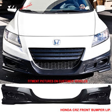 Load image into Gallery viewer, 2011-2012 Honda CRZ CR-Z Mugen Front Bumper Lip 2Dr &amp; Fog Covers ABS