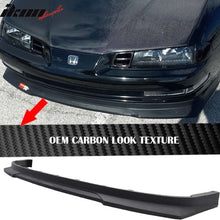 Load image into Gallery viewer, 1992-1996 Prelude 2Dr HC1 Carbon Texture Front Bumper Lip Matte Bk PP
