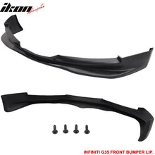 Load image into Gallery viewer, 2003-2007 Infiniti G35 Coupe 2Dr GT Style Front Bumper Lip Spoiler PU
