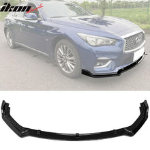 Load image into Gallery viewer, 2018-2022 Infiniti Q50 Base Front Bumper Lip Chin Spoiler PP 3PC