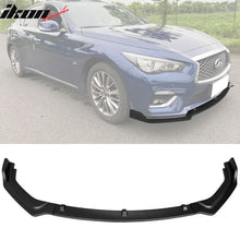 Load image into Gallery viewer, 2018-2022 Infiniti Q50 Base Premium Painted Front Bumper Lip 3PC