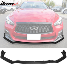 Load image into Gallery viewer, 2018-2024 Infiniti Q50 Sport Front Lip Chin Spoiler PP 3PC