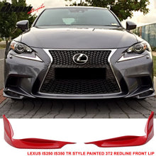 Load image into Gallery viewer, 2014-2016 Lexus IS Model TR-D Style Front Bumper Lip Splitters 2PC