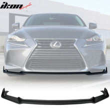 Load image into Gallery viewer, 2017-2020 Lexus IS Type A Matte Black Front Bumper Lip Splitter