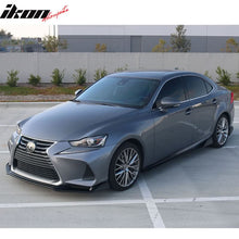 Load image into Gallery viewer, 2017-2020 Lexus IS Type A Matte Black Front Bumper Lip Splitter