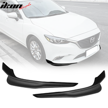 Load image into Gallery viewer, 2016-2017 Mazda 6 Painted Front Bumper Side Splitter Lip Pair ABS
