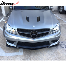 Load image into Gallery viewer, 2012-2014 Benz W204 C63 AMG GH Style Painted Front Bumper Lip ABS