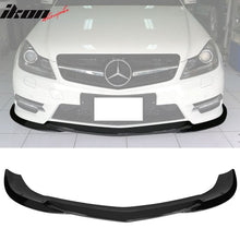 Load image into Gallery viewer, 2012-2014 Benz W204 C Class GH Style Gloss Black Front Bumper Lip ABS
