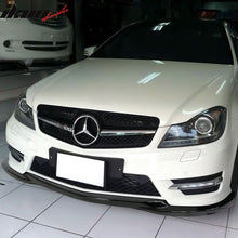 Load image into Gallery viewer, 2012-2014 Benz W204 C Class GH Style Gloss Black Front Bumper Lip ABS