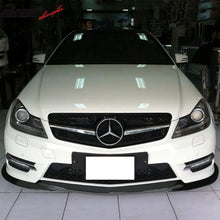 Load image into Gallery viewer, 2012-2014 Benz W204 C Class GH Style Gloss Black Front Bumper Lip ABS