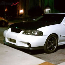 Load image into Gallery viewer, 2002-2003 Nissan Sentra B15 SER JDM style Black Front Bumper Lip PU