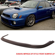 Load image into Gallery viewer, 2002-2003 Subaru Impreza DP Style Unpainted Black Front Bumper Lip PU