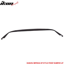Load image into Gallery viewer, 2002-2003 Subaru Impreza DP Style Unpainted Black Front Bumper Lip PU