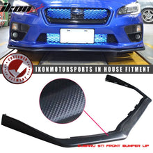 Load image into Gallery viewer, 2015-2017 Subaru WRX STI Carbon Paint Front Bumper Lip Spoiler ABS