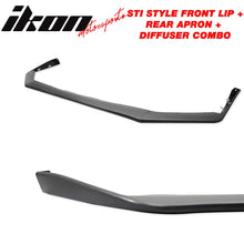 Load image into Gallery viewer, 2015-2017 Subaru WRX STI Front Lip + Rear Aprons + Rear Diffuser