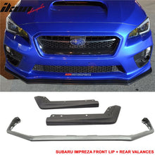 Load image into Gallery viewer, 2015-2017 Subaru WRX STI V OE Style Front Rear Bumper Lip PP