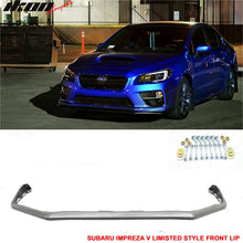 Load image into Gallery viewer, 2015-2017 Subaru WRX STI V OE Style Front Rear Bumper Lip PP