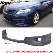 Load image into Gallery viewer, 2010-2011 Toyota Camry Unpainted PU Front Bumper Lip Spoiler