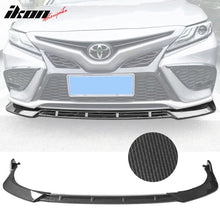 Load image into Gallery viewer, 2021-2023 Toyota Camry SE Front Bumper Lip IKON Style PP 3PC
