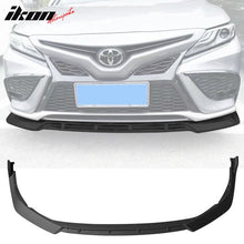 Load image into Gallery viewer, 2021-2023 Toyota Camry SE Front Bumper Lip IKON Style PP 3PC