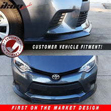 Load image into Gallery viewer, 2014-2016 Corolla L-LE GT Style Front Bumper Lip Chin Spoiler PU