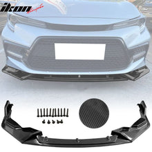 Load image into Gallery viewer, 2020-2022 Toyota Corolla SE XSE C Style Front Bumper Lip PP 3PC