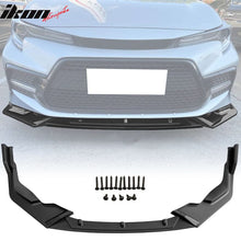 Load image into Gallery viewer, 2020-2022 Toyota Corolla SE XSE C Style Front Bumper Lip PP 3PC