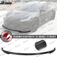 Load image into Gallery viewer, 2017-2023 Tesla Model 3 Front Lip Spoiler PP IKON Style